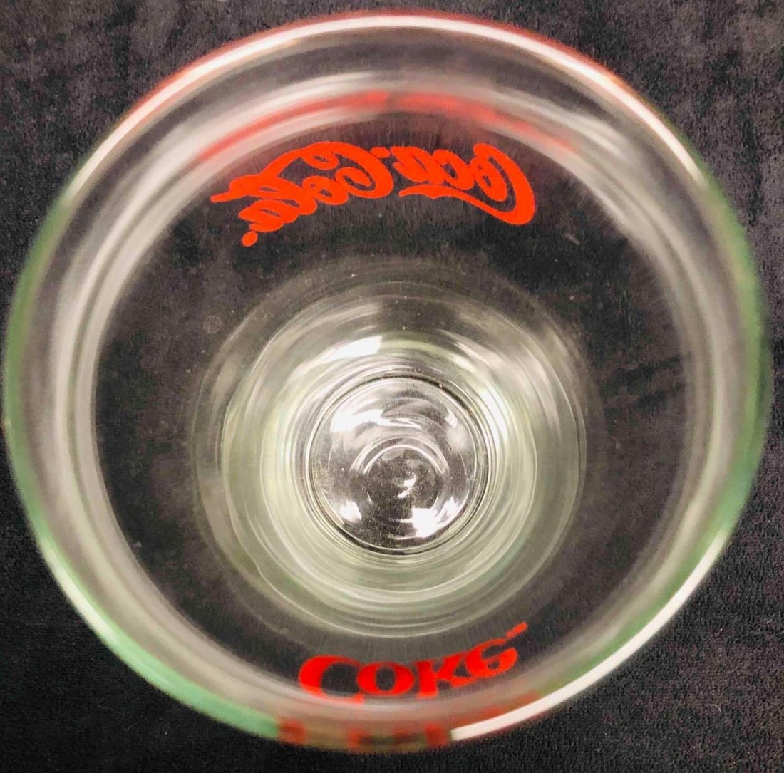 Two Coca-Cola Coke Glasses - 10