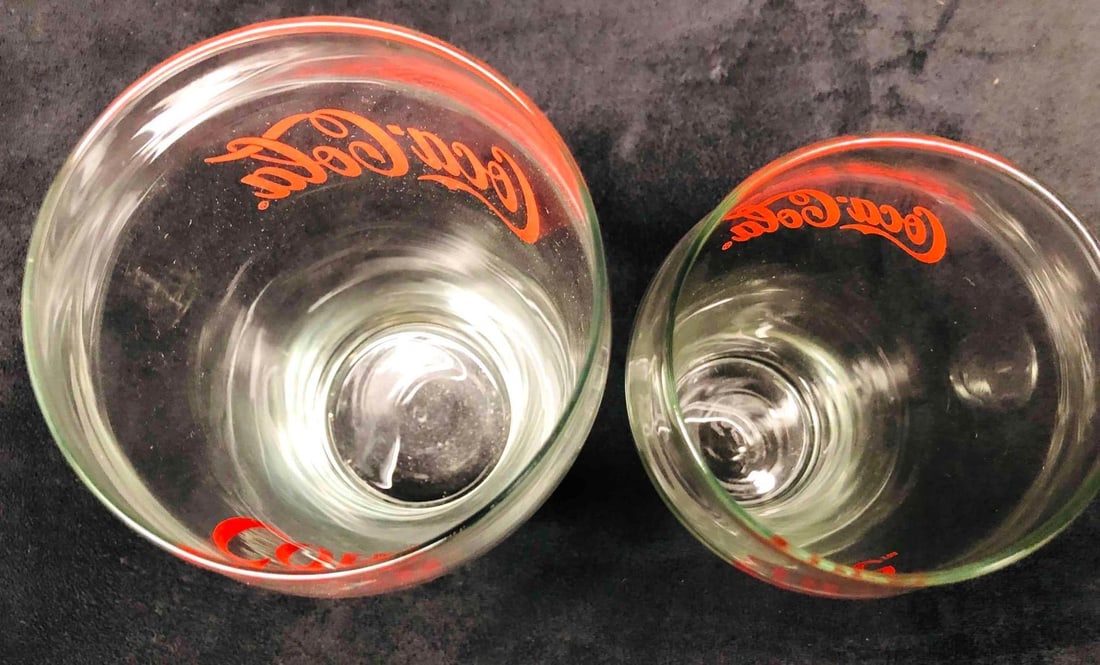 Two Coca-Cola Coke Glasses - 7