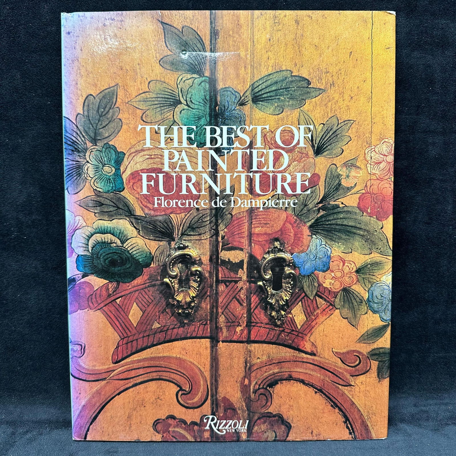 The Best of Painted Furniture by Florence de Dampierre Rizzoli Hardcover Table Book: Hardcover art and design reference book titled The Best of Painted Furniture by Florence de Dampierre. Published by Rizzoli, New York. Features full-color photography and detailed examples of painted
