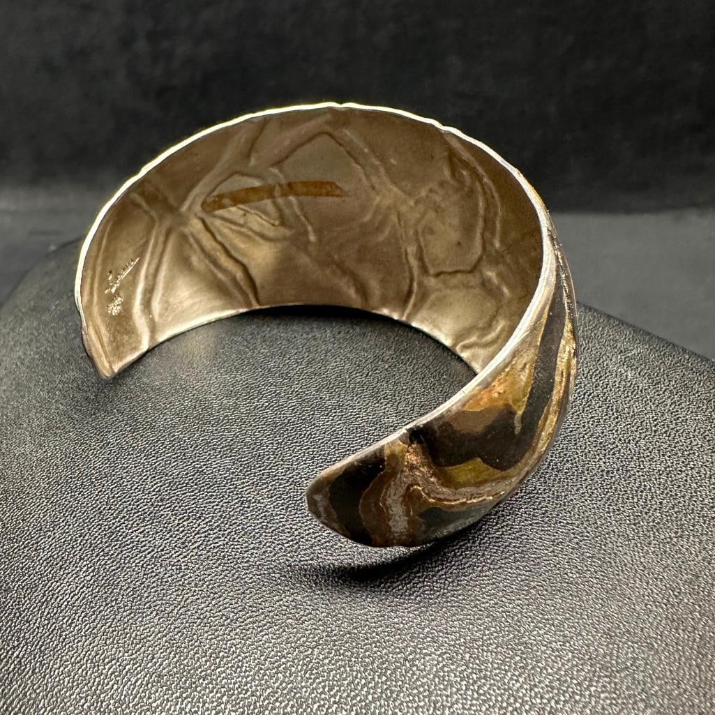 Sterling Silver Esperanza Adj. Bangle - 3