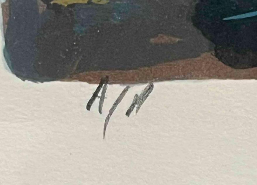 Signed & Numbered Serigraph "Dry Dock" By Schofield - 6