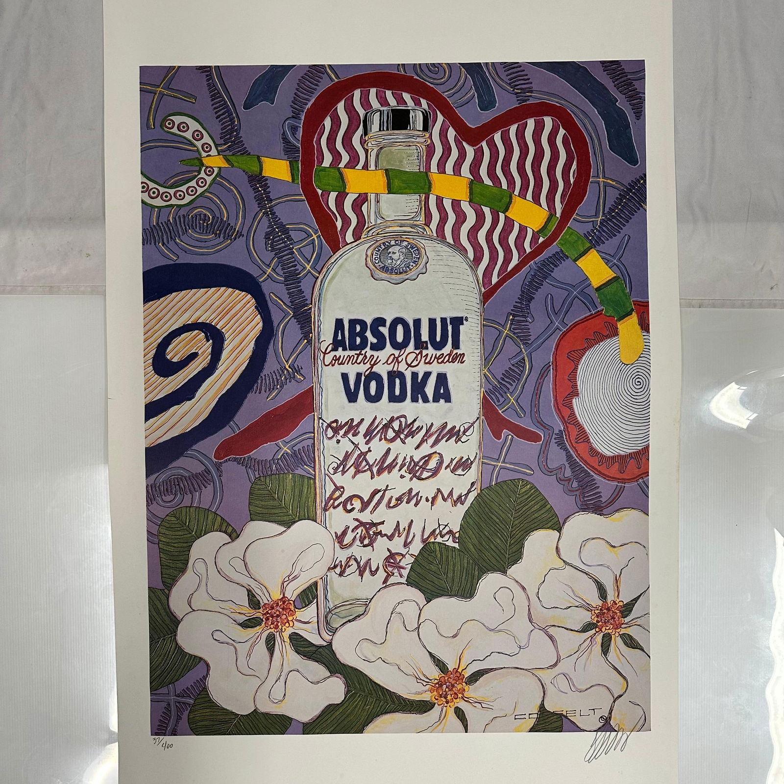 Absolut Vodka Statehood Alabama Jon Coffelt Print Signed Numbered 37/400 (1 of 6)