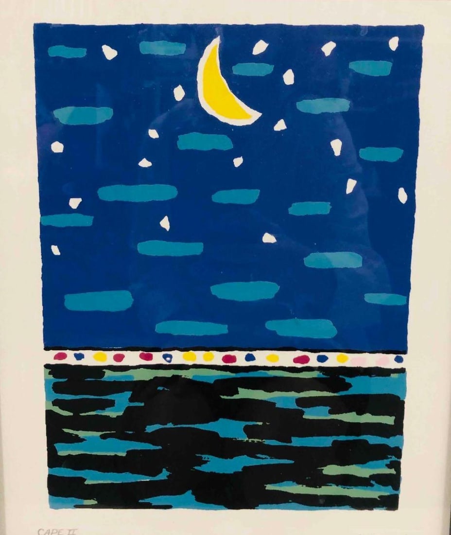 Framed & Signed "Cape II" Serigraph By Nelson - 5