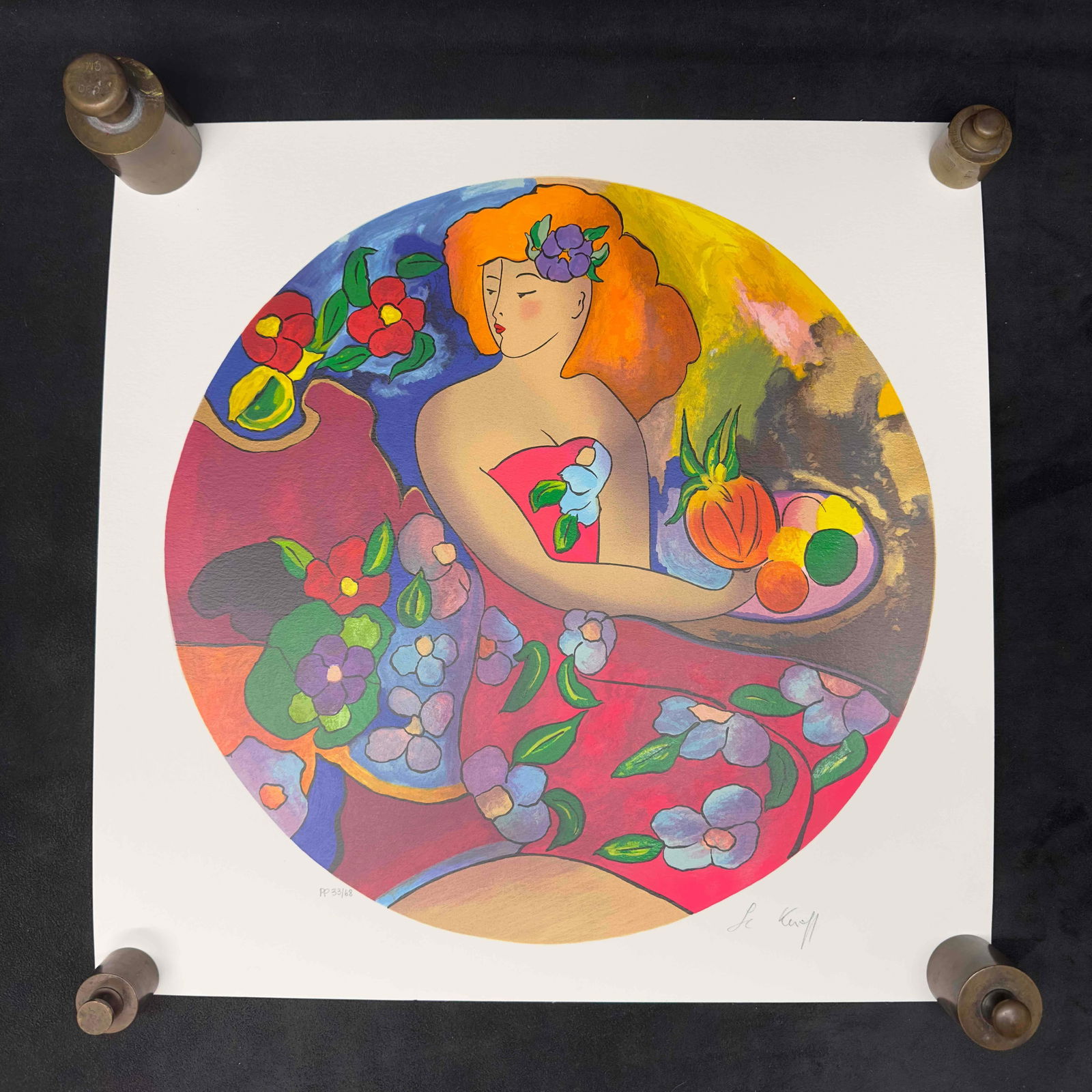 Linda Le Kinff Pastourelle Serigraph PP 33/68 (1 of 6)