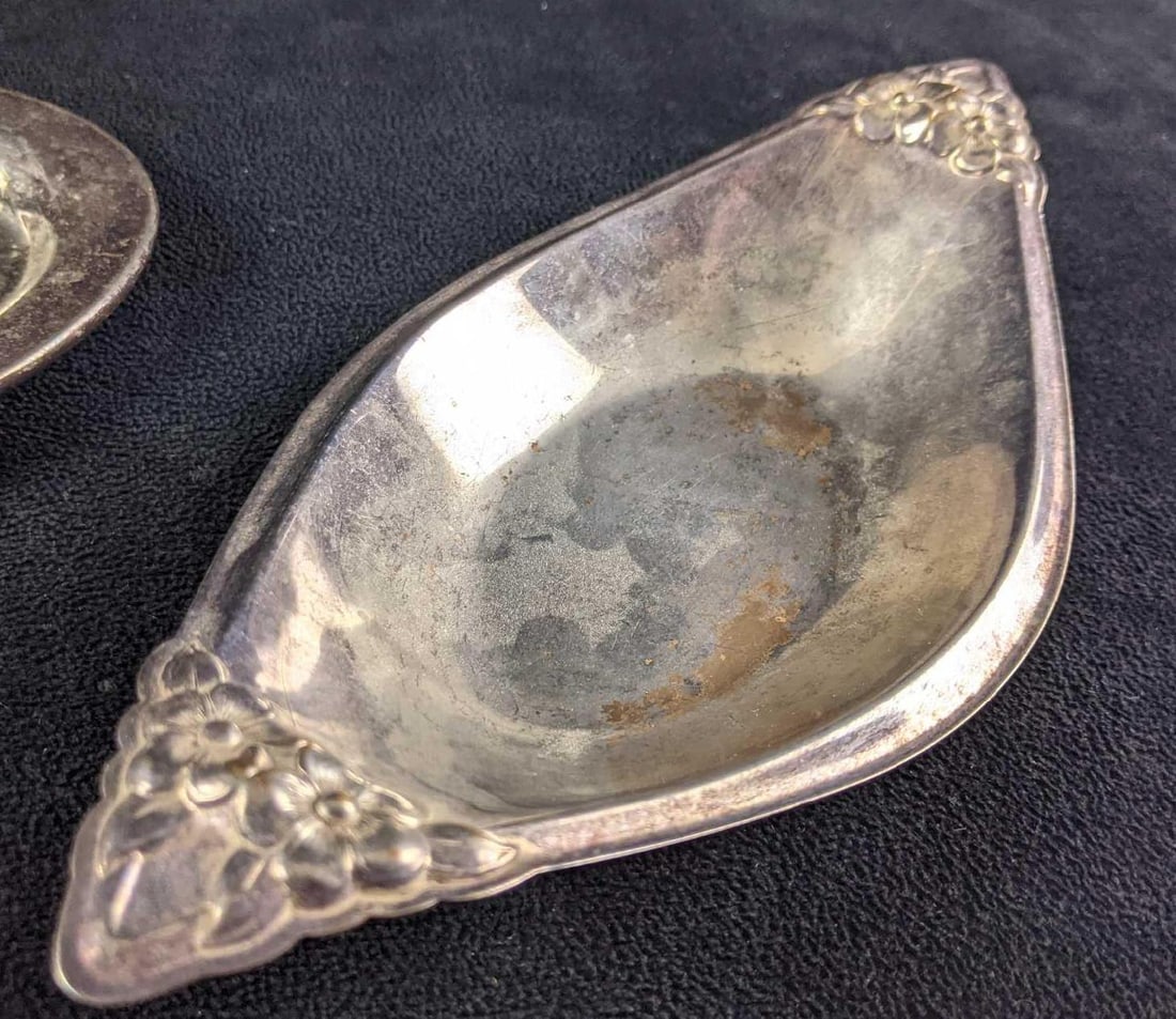 Silver Plated Assorted Trays Three Trays - 5