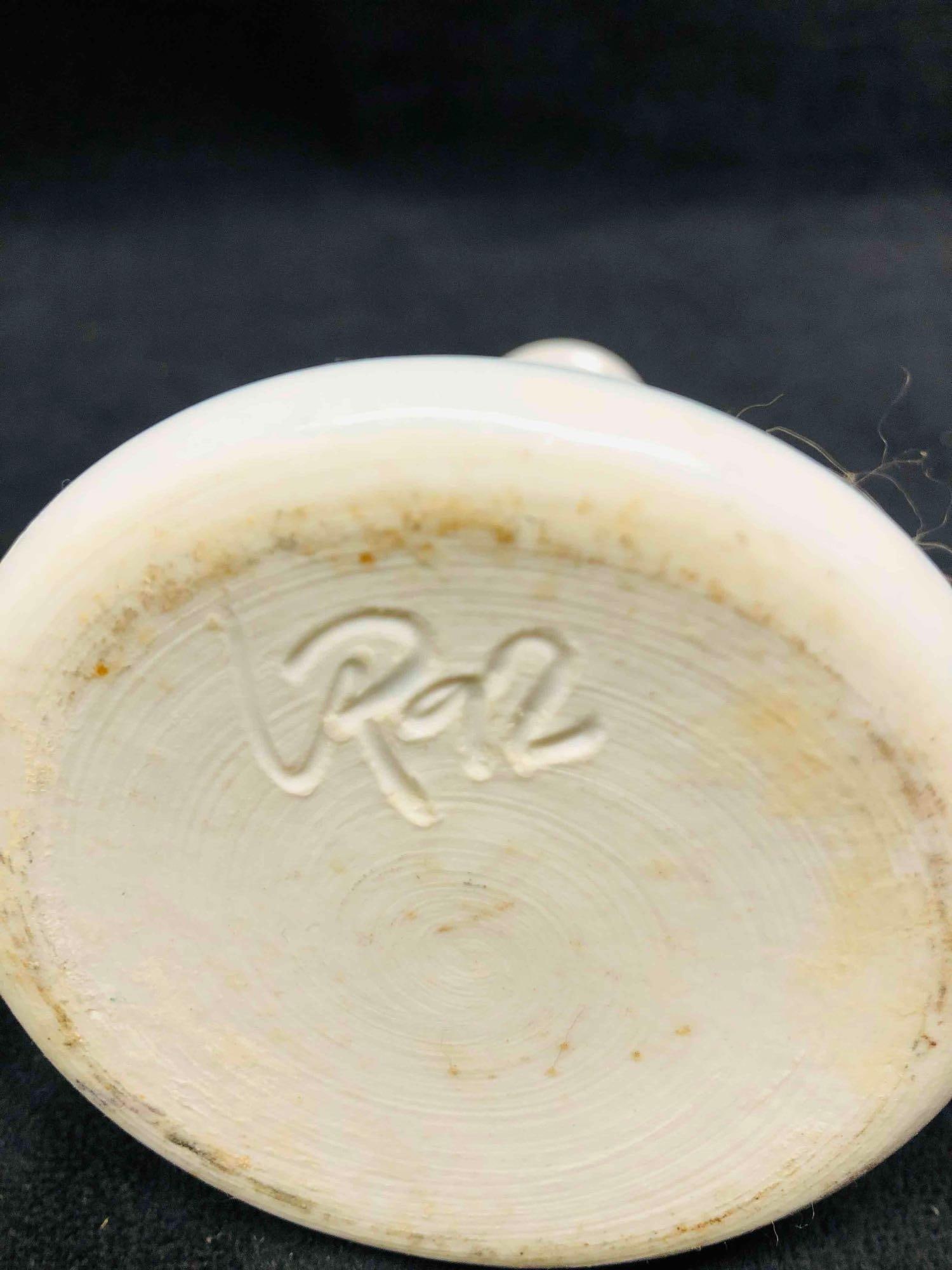 Signed Miniature Ceramic Vase - 5