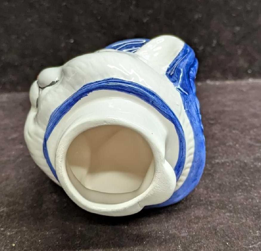 Vintage Ceramic Victorian Dressed Kitty Teapot - 7