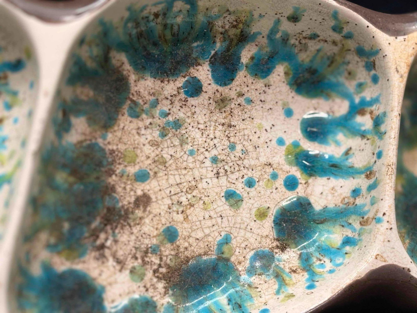 2pc Fall Themed Ceramic Trinket Trays - 11