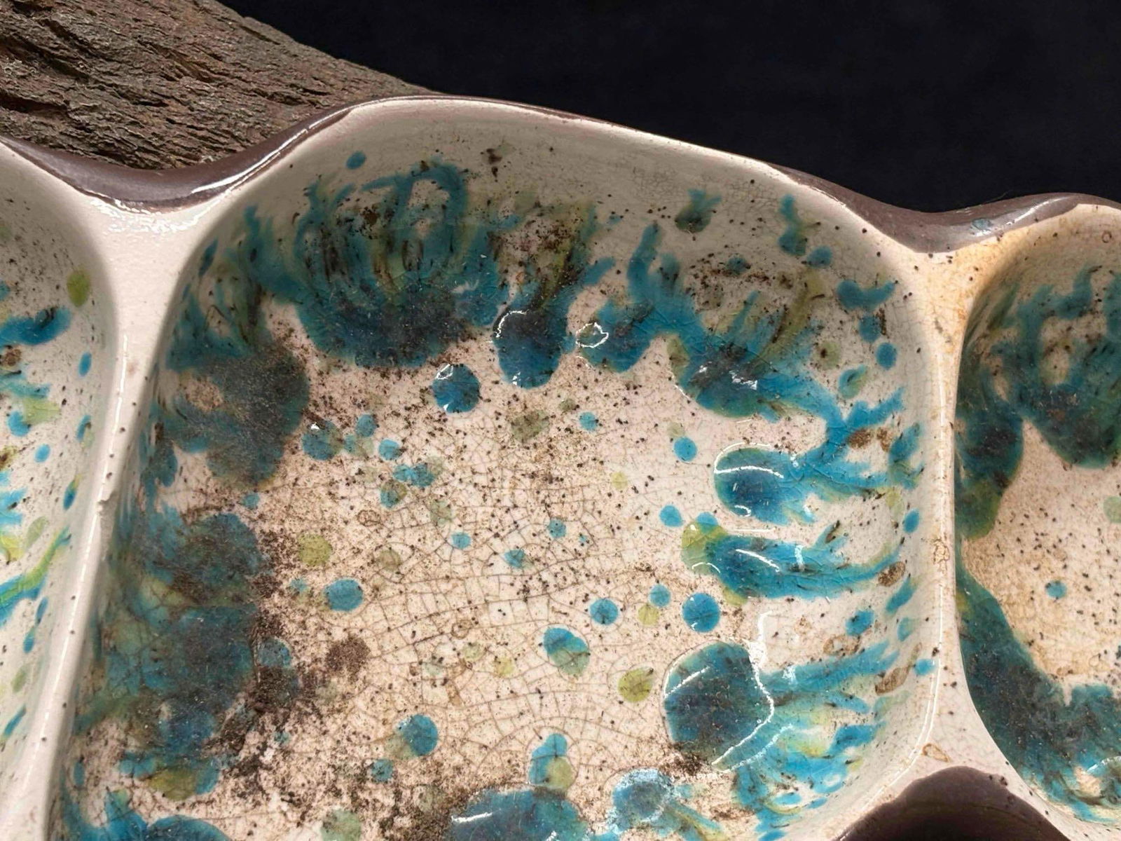 2pc Fall Themed Ceramic Trinket Trays - 14