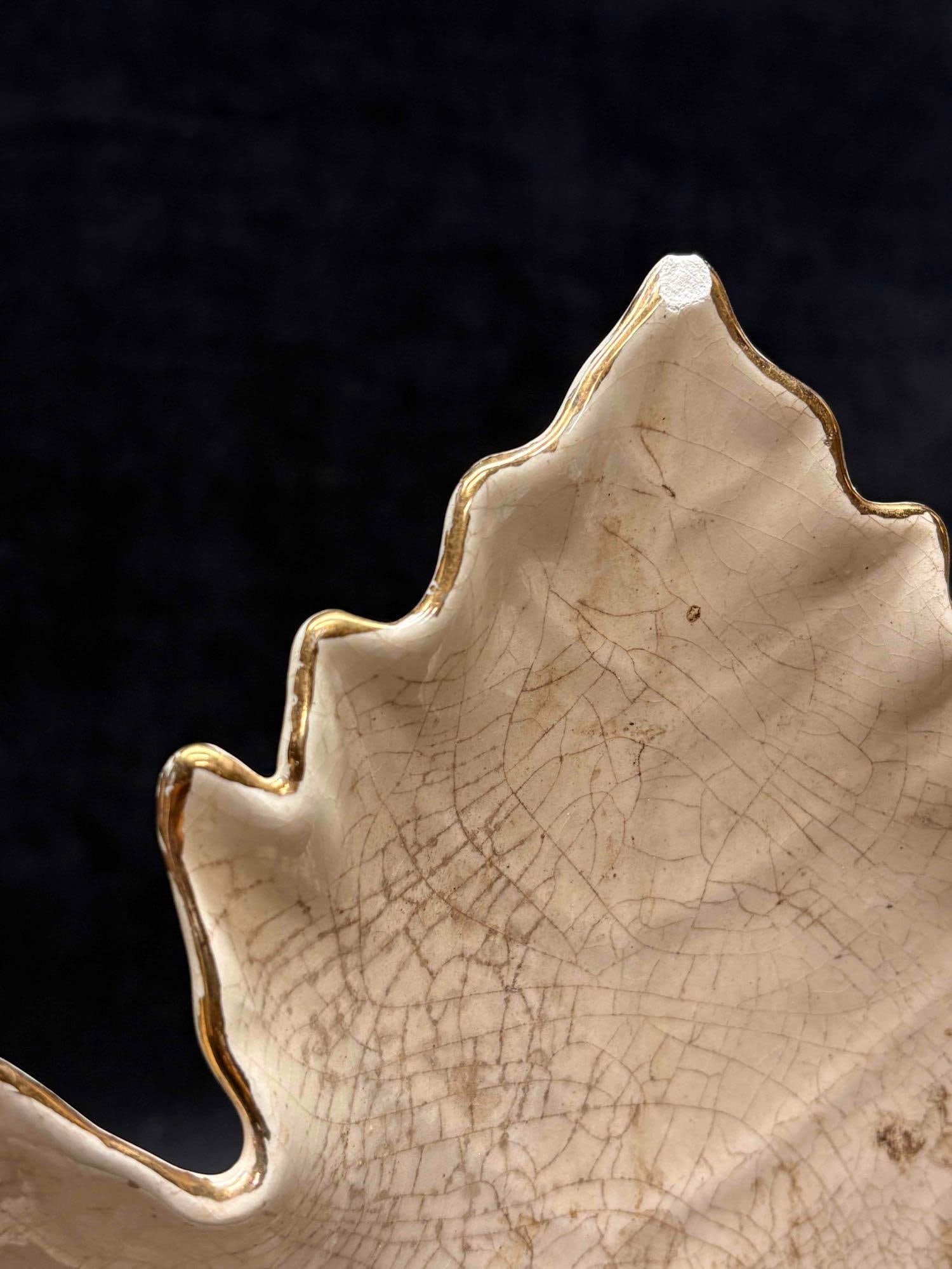 2pc Fall Themed Ceramic Trinket Trays - 4