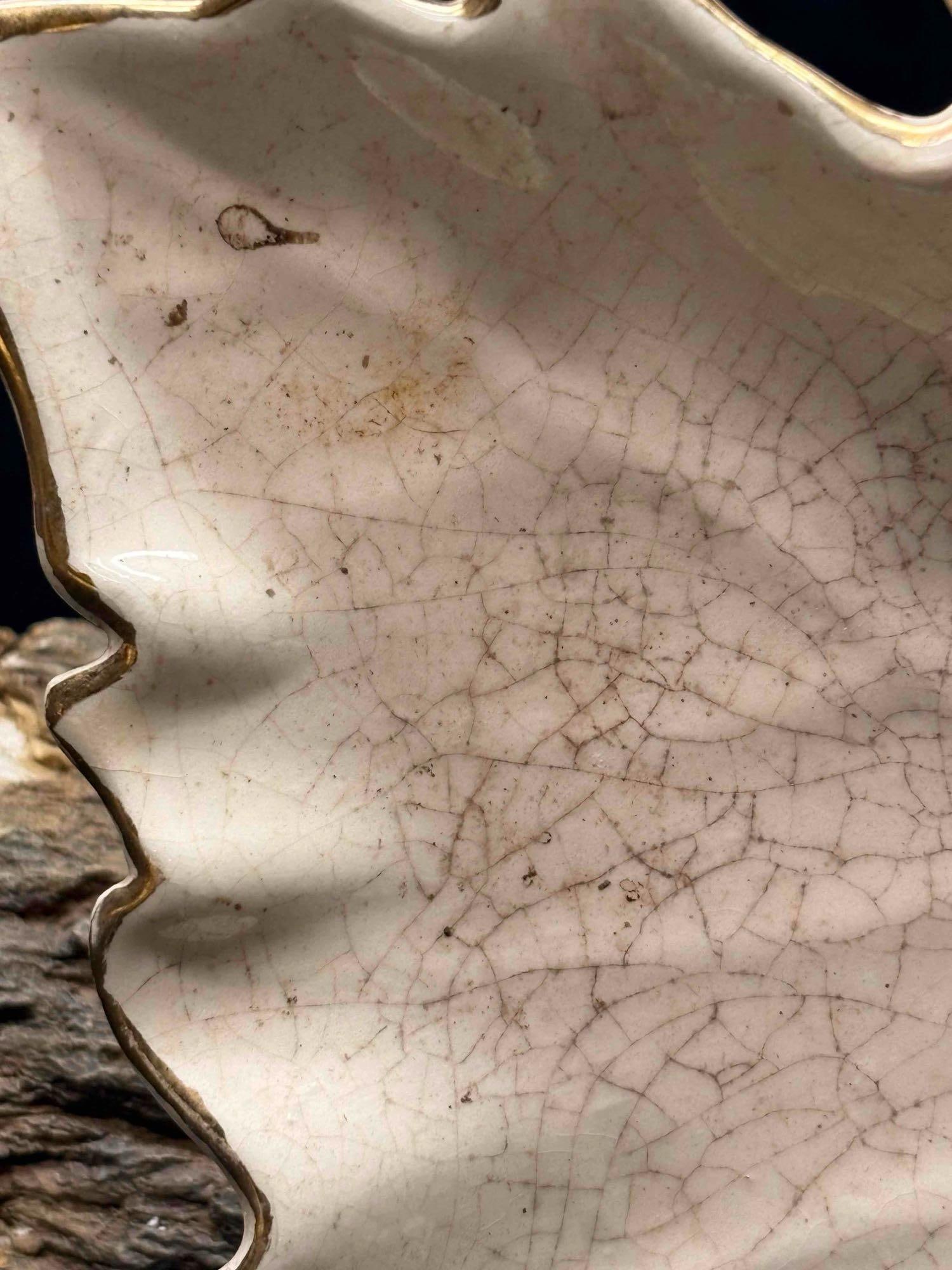 2pc Fall Themed Ceramic Trinket Trays - 6