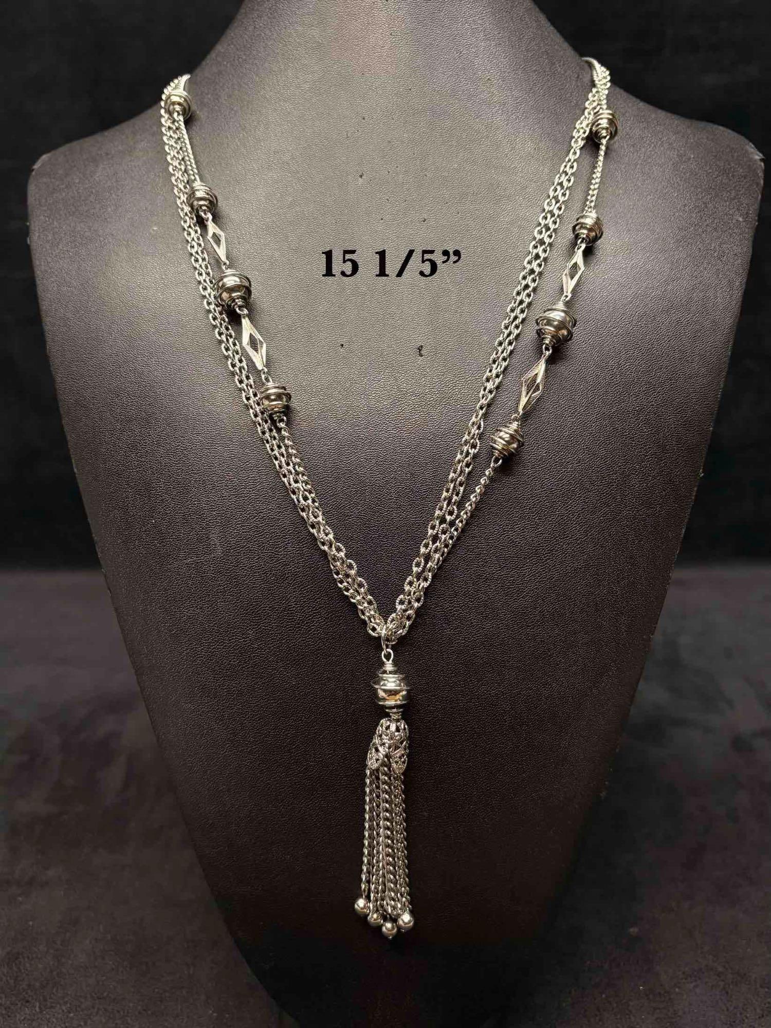 5pc Silver Gothic Themed Lot - 7