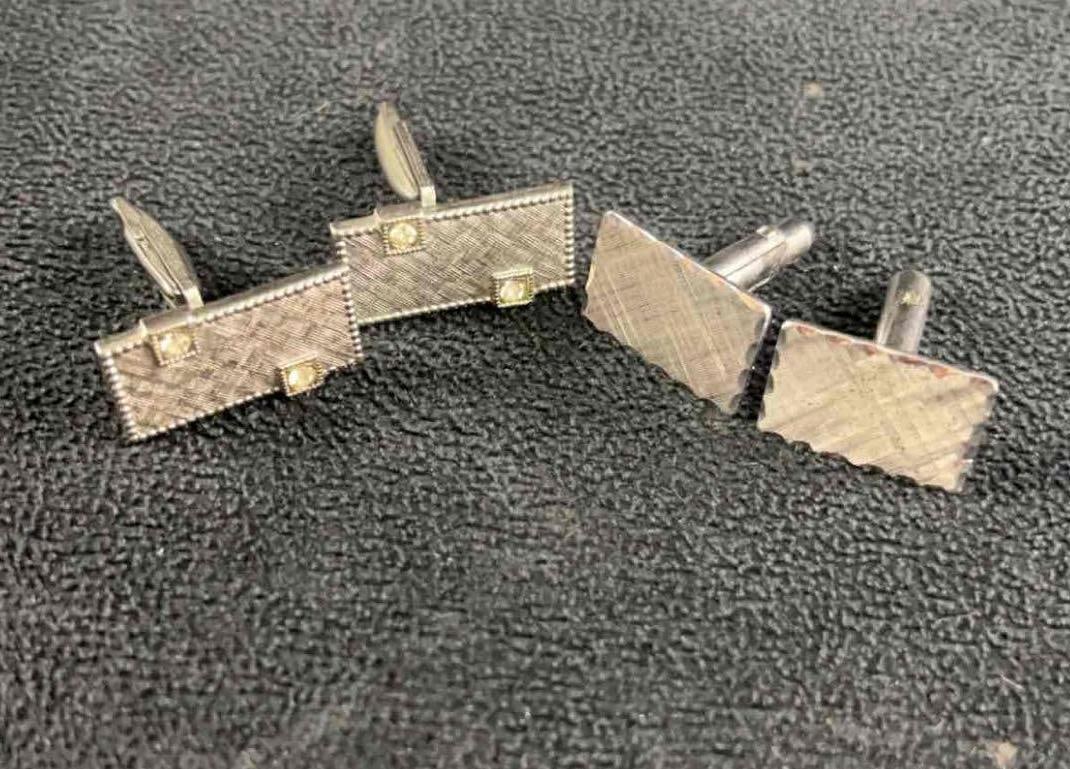 Two Silver Plated Cufflink Sets - 4