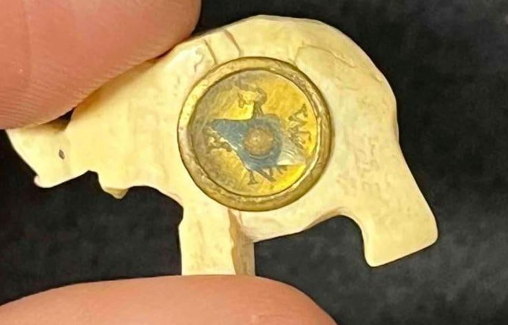 Unique Hand Carved Bone Elephant Bundle - 13