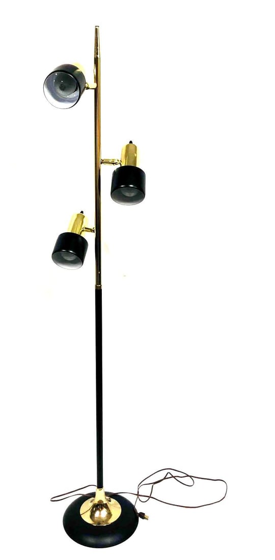 Vintage Mid-Century 3-Light Lamp Underwriters Laboratories Inc. (1 of 20)