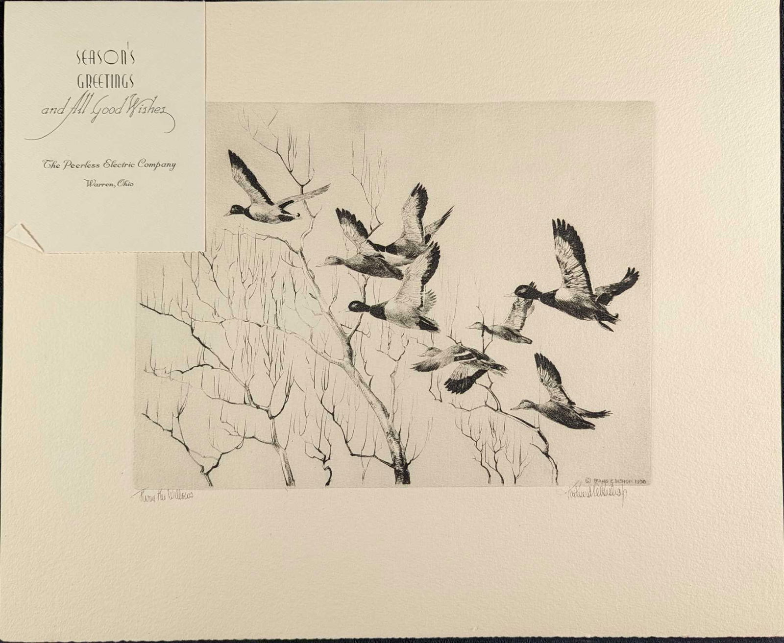 Original Richard E Bishop Etching - 2