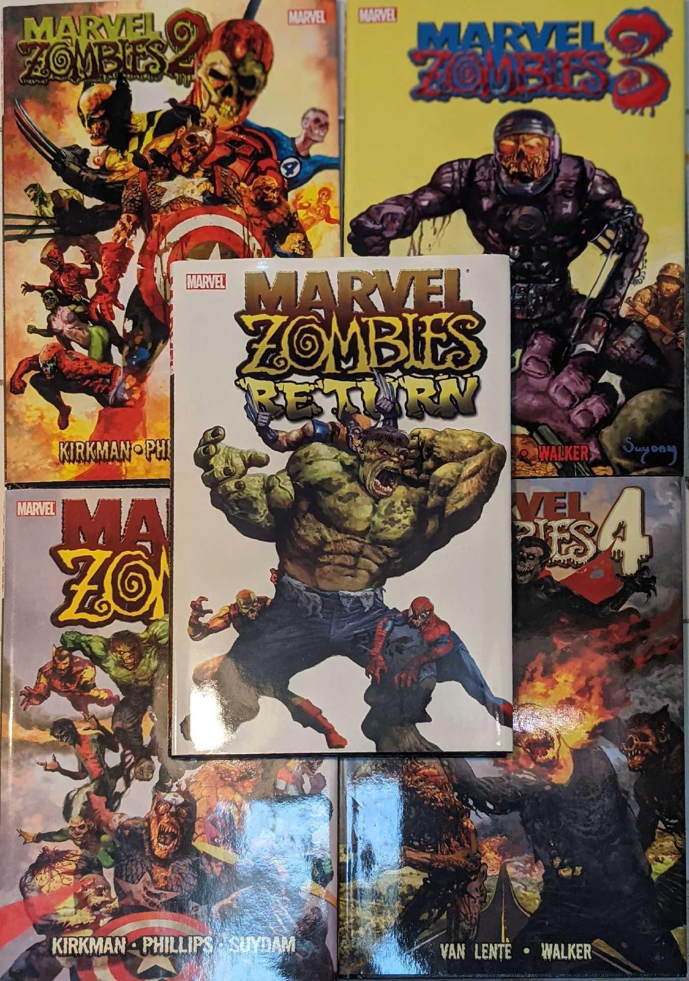 Five Marvel Zombies Hardcover Collection Books (1 of 12)