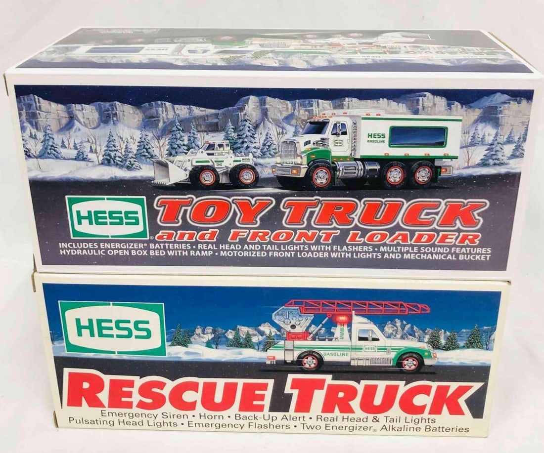 Hess Rescue Truck 1994 & Toy Truck & Front Loader 2008 In Original Packaging (1 of 20)