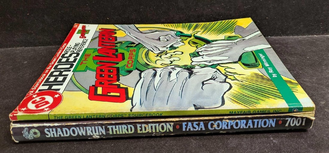 RPGS Shadowrun 3rd Edition And Green Lantern Roleplaying Reference - 4