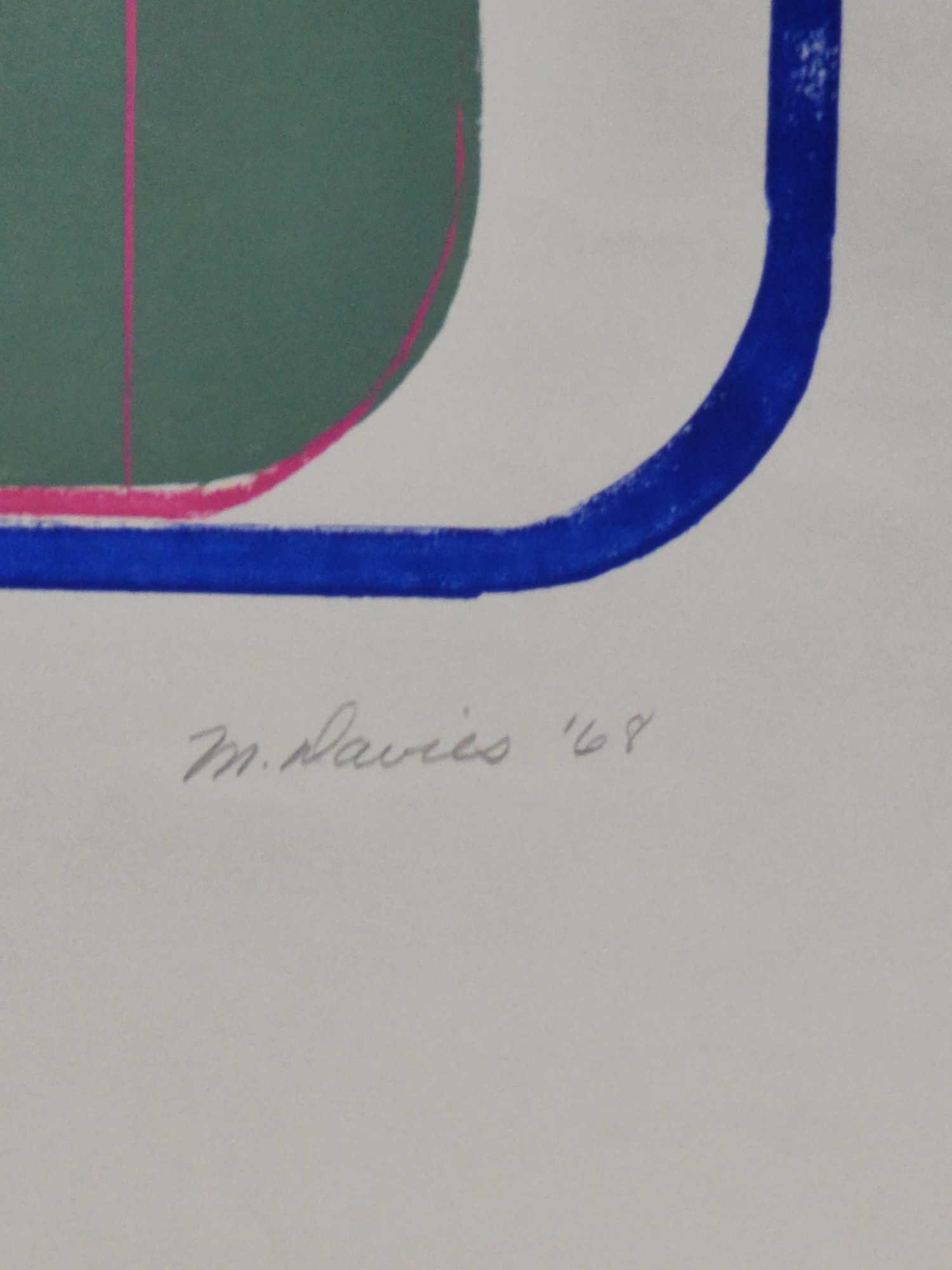 Signed M Davies 68 Print - 3