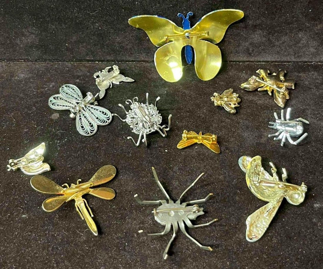 Costume Brooch Insect Bundle - 2