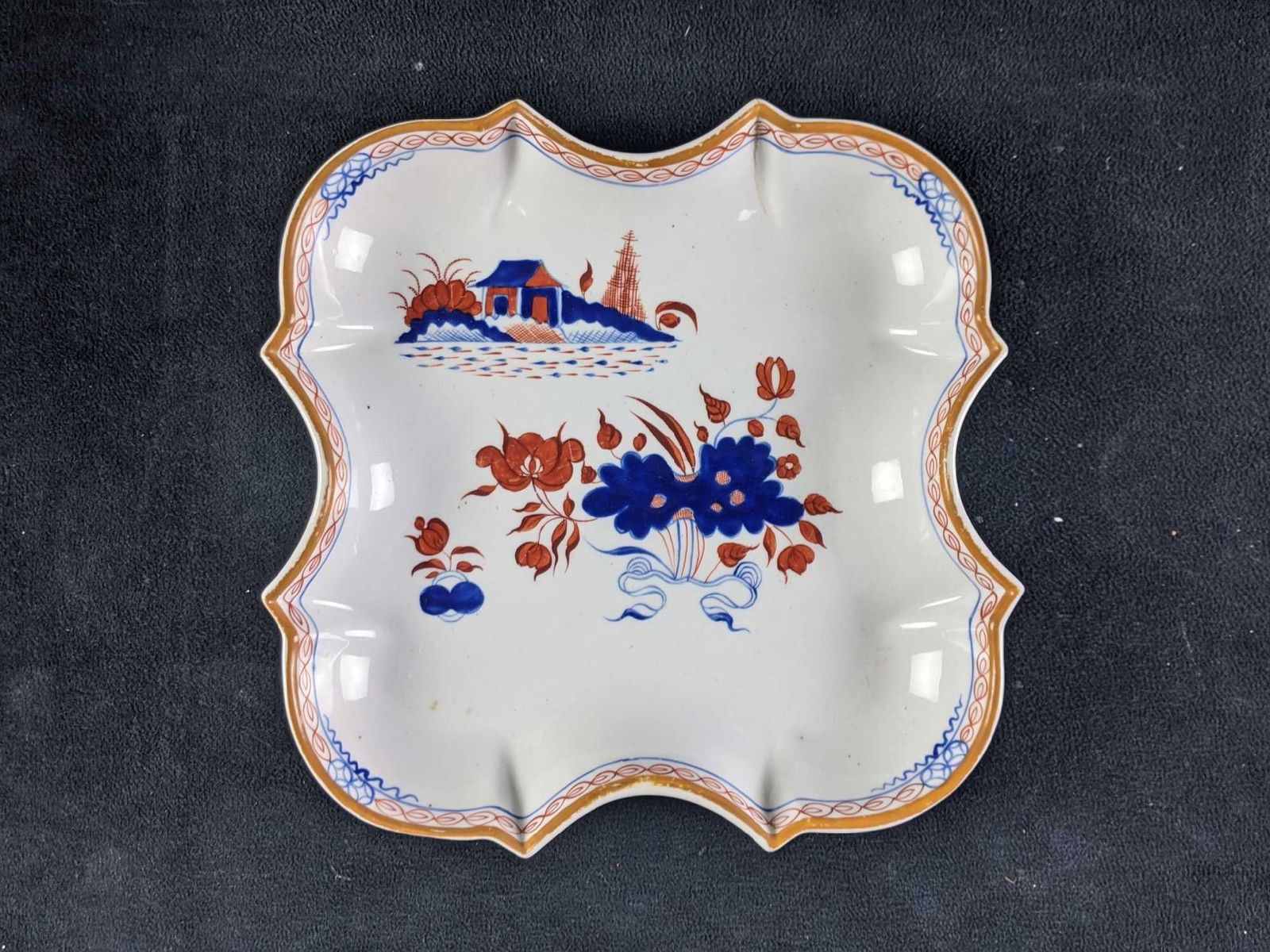 Chinese Inspired Painted 3pc Ceramic Set - 2