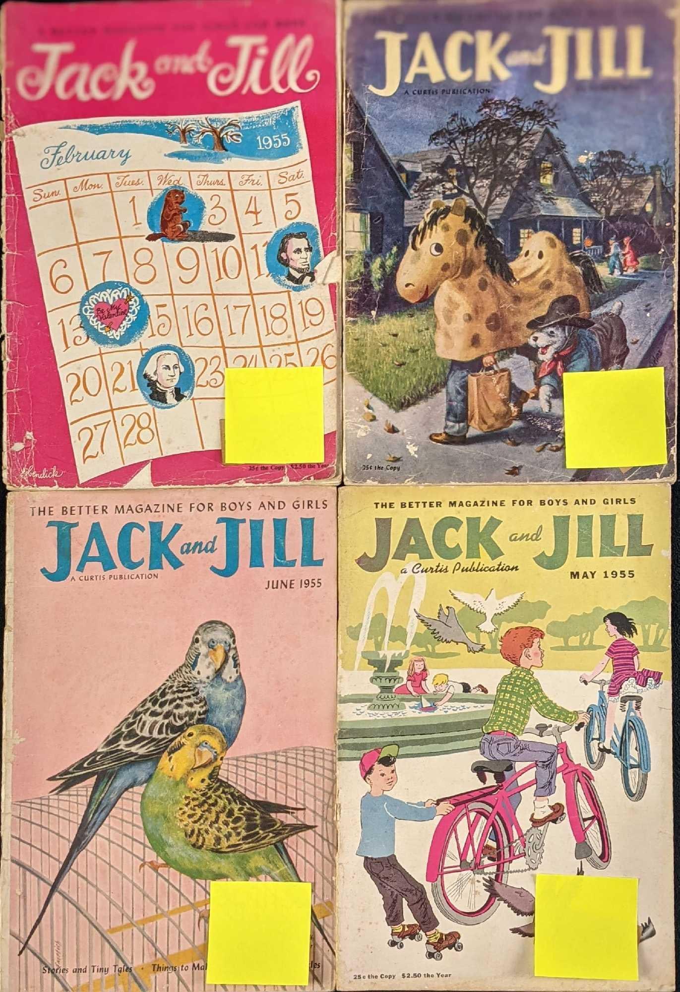 Four Vintage Jack And Jill Child 1950s Magazines (1 of 11)