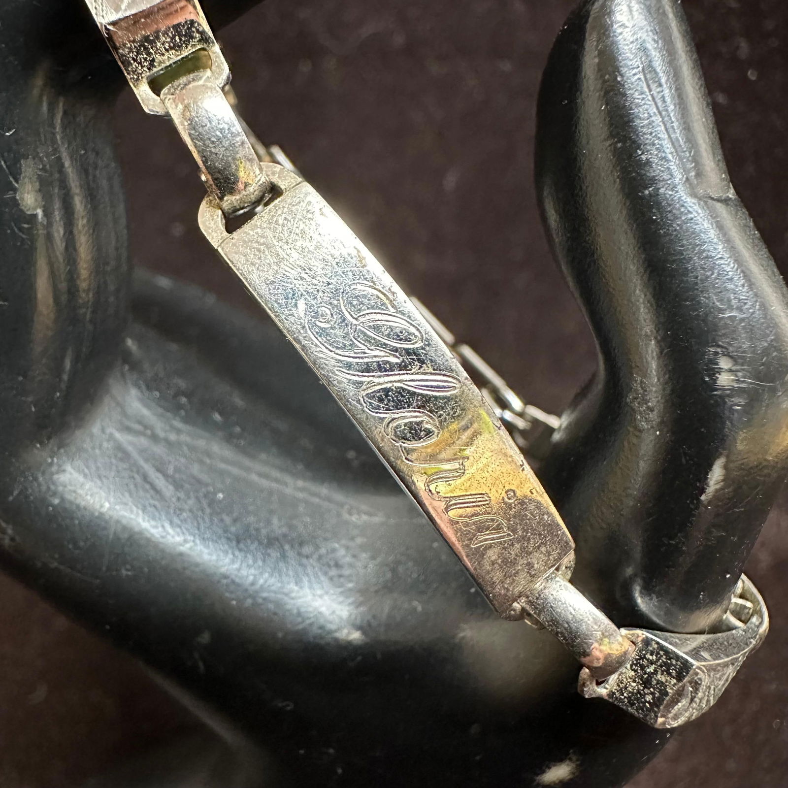 Lamode Sterling Silver ID Gloria Etched Personalization (1 of 8)