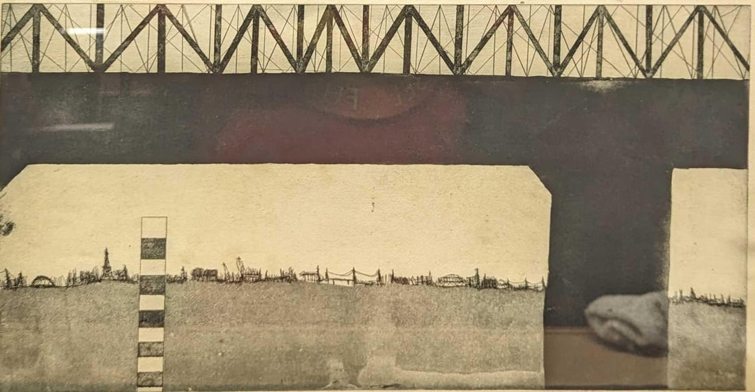 S&N Framed Bridge Print - 2