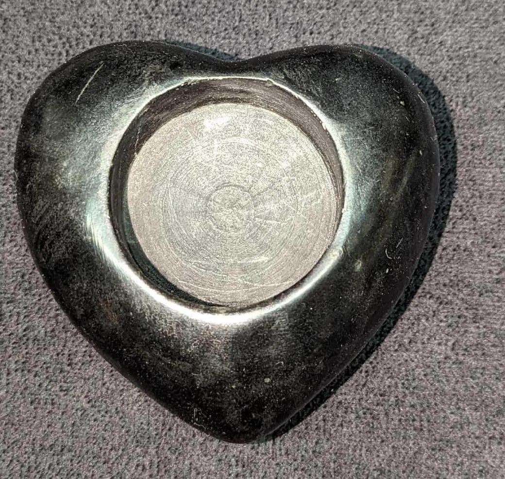 Dominican Republic Black Heart Tea Candle Holder (1 of 5)
