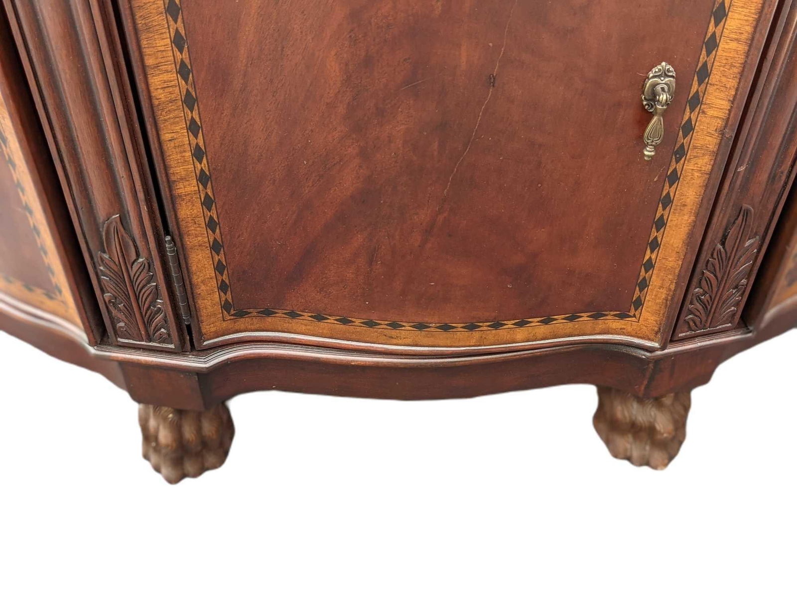 Walnut Console Cabinet - 6