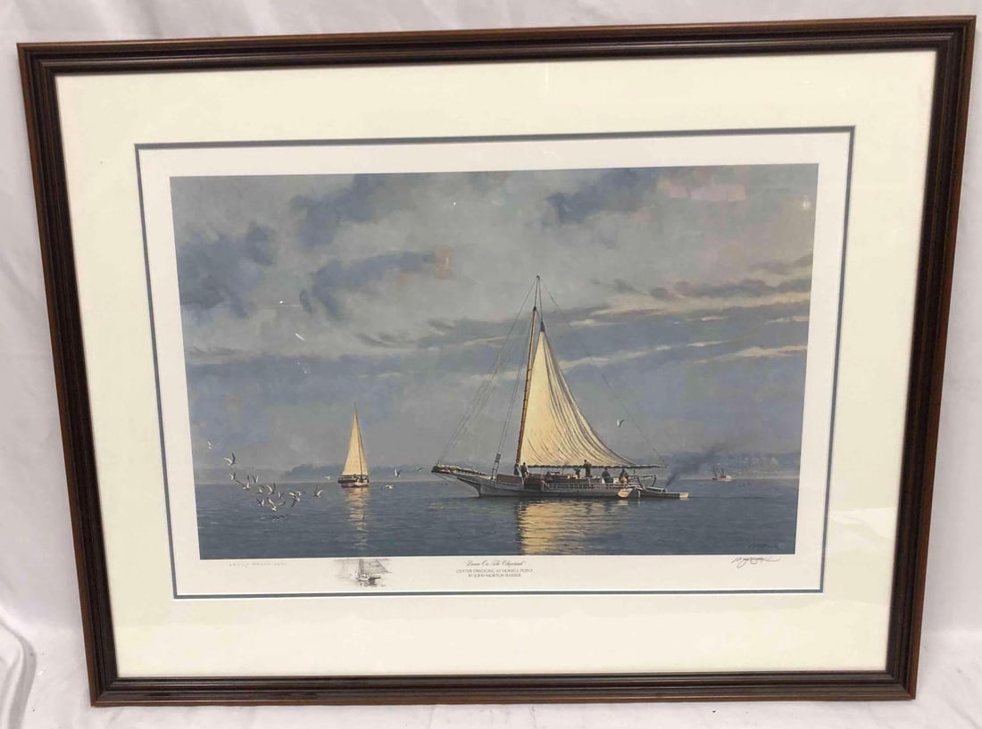 Signed & Numbered Print Of "Dawn On The Choptank" By John Morton Barber (1 of 8)