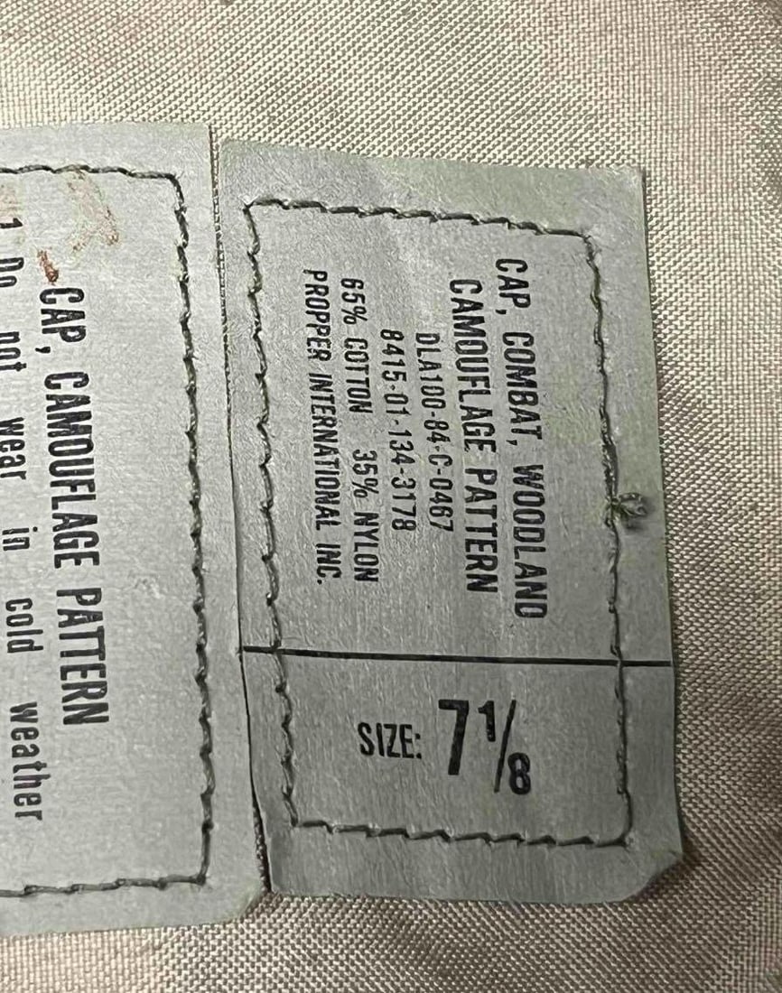 Combat Camouflage Pattern Cap - 8