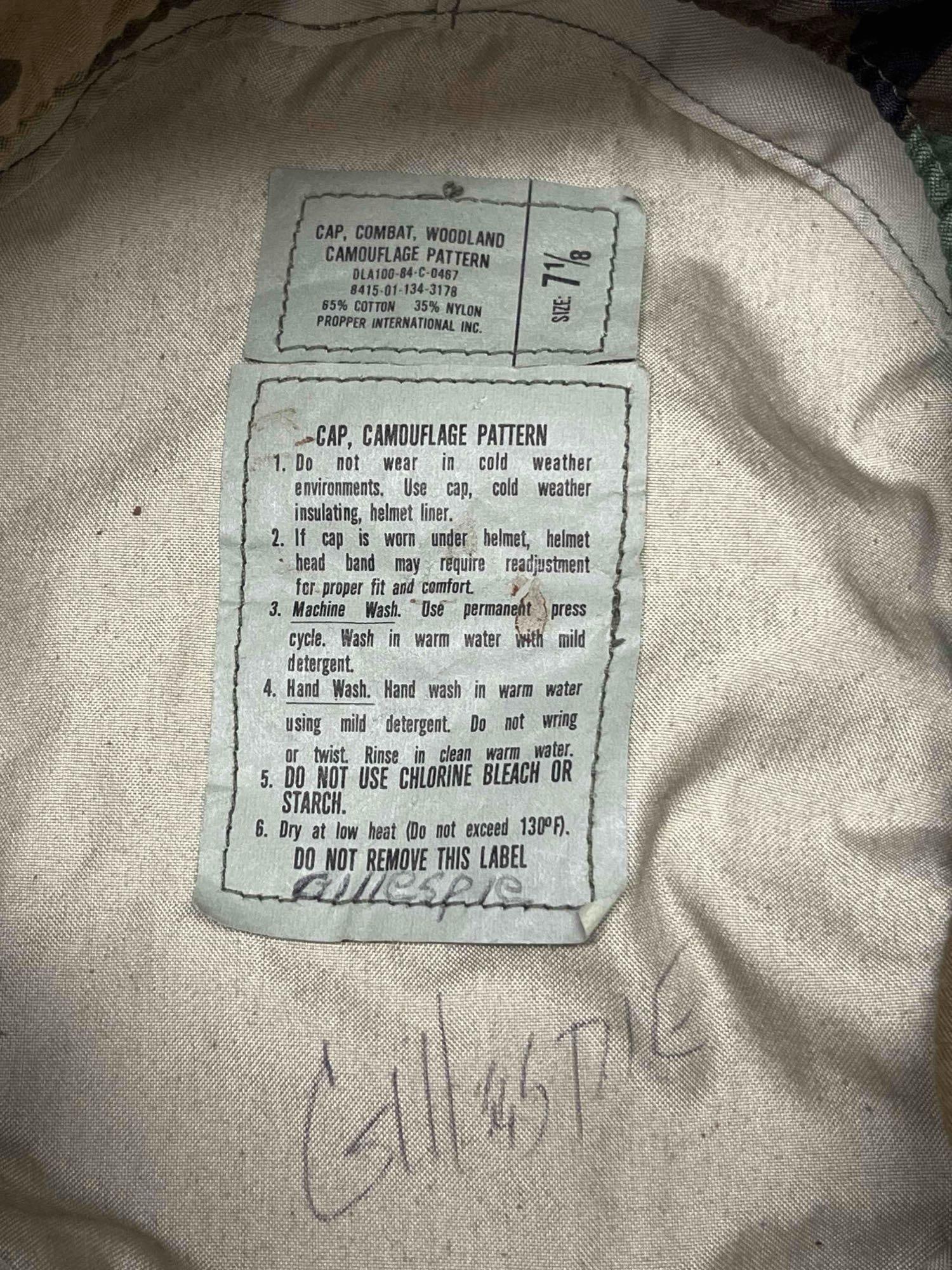 Combat Camouflage Pattern Cap - 9