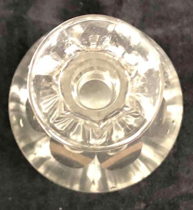Crystal Decanter Missing Stopper - 5
