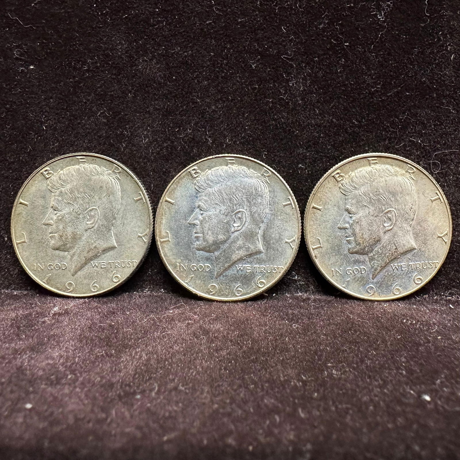 Set of 1966 Kennedy Half Dollars .400 Silver Coin Collection K97: These coins have been tested and researched to the best of our ability before listing. Please view the photos, as they are a part of the condition. DETAILS: Metal - .400 SilverTested - YesSize - 30.6