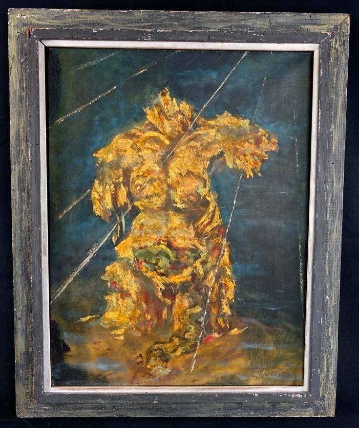 Abstract Original Oil on Canvas Painting (1 of 8)