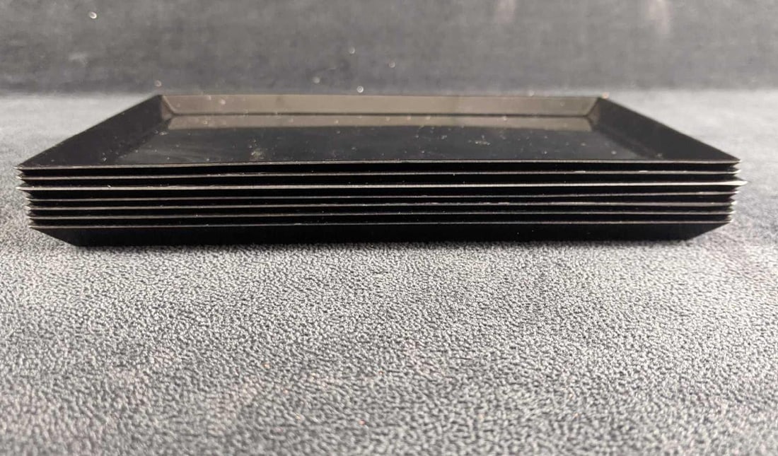 Plastic Serving Dishes Sushi Plates Black Plates (1 of 3)