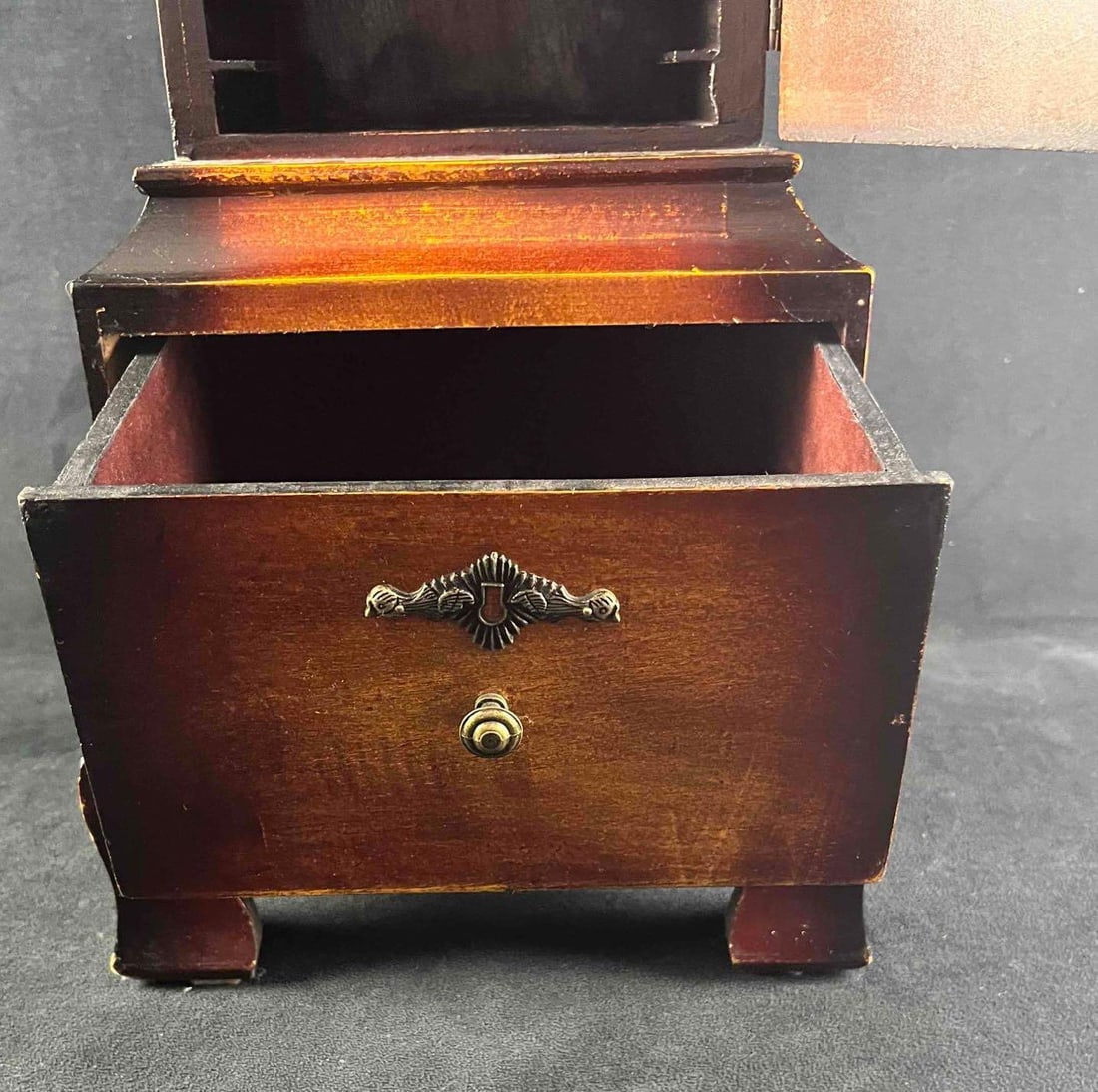 Wooden Clock With Storage - 8