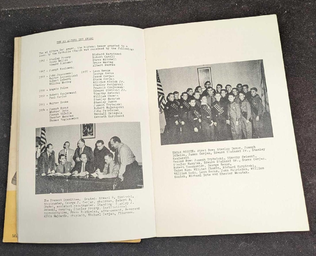 2 1950s Boy Scout Eagle Scout Programs - 3