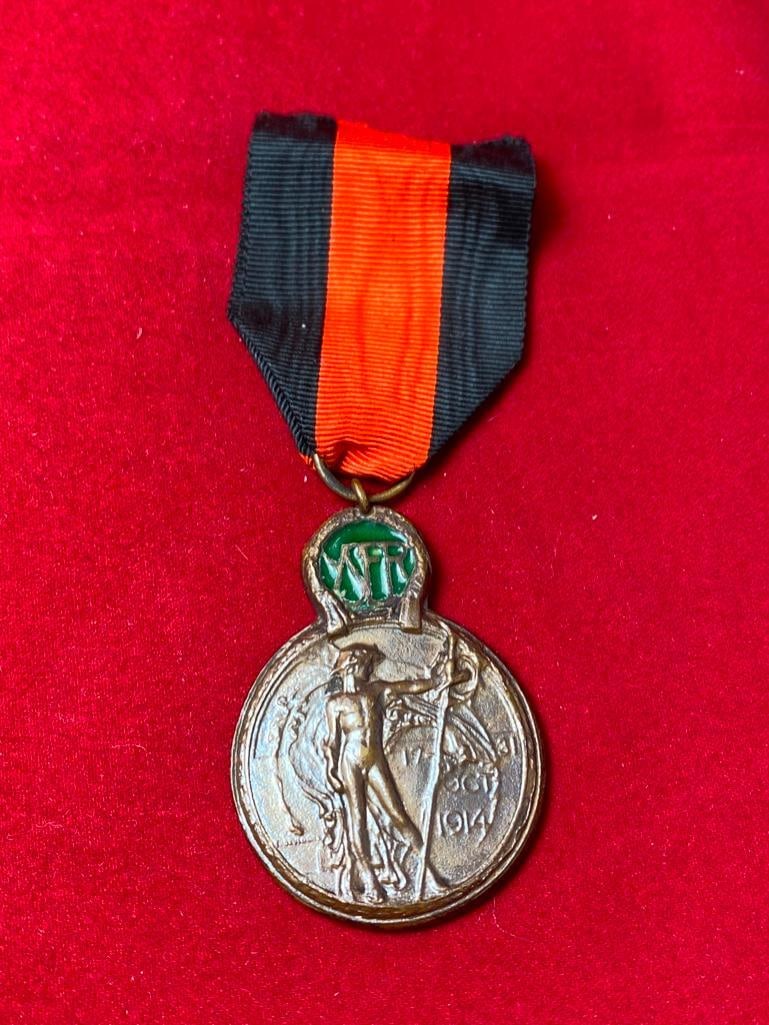 Yser Medal With Certificate: Yser Medal With Certificate This fine medal has been tested and researched to the best of our abilities, and is authentic to the best of our knowledge. Please see photos, as they are a part of our d
