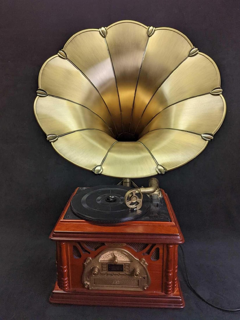 Pyle Retro Vintage Classic Style Turntable CD Radio Cassette Player (1 of 14)