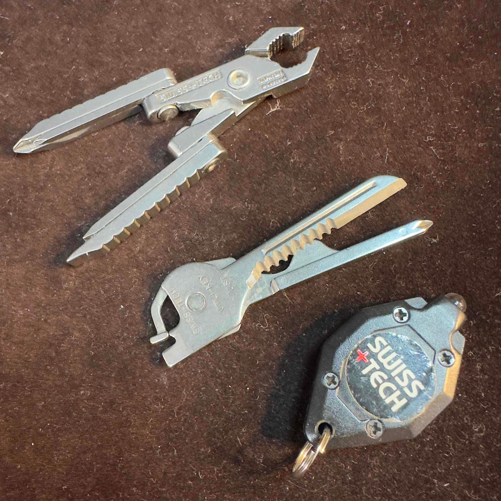 Swiss Tech Micro-Plus & Utili-Key Multi-tool Box Set - 3