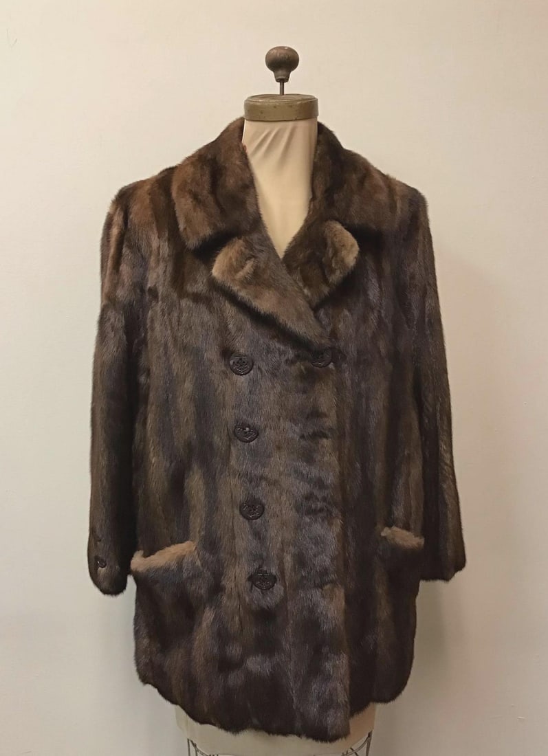 Mahogany Mink Jacket Fur Coat Bloomingdales  (1 of 8)