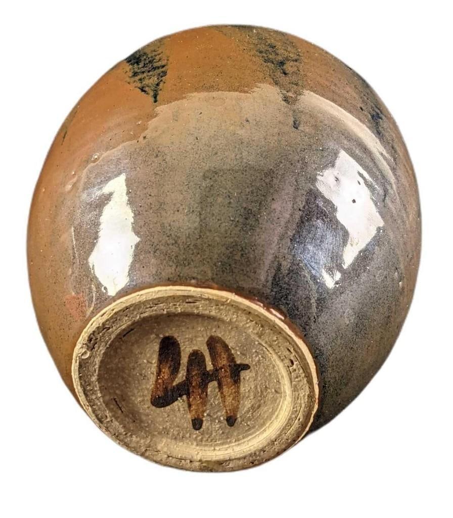 Handmade Ceramic Glossy Glazed Pot - 4