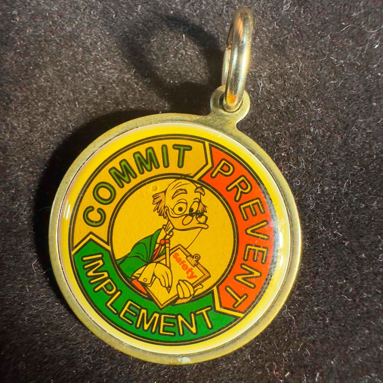 Disney Commit Prevent Implement Von Drake Safety Keychain Dangle - 3