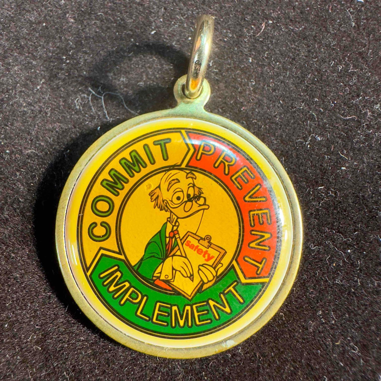 Disney Commit Prevent Implement Von Drake Safety Keychain Dangle - 5