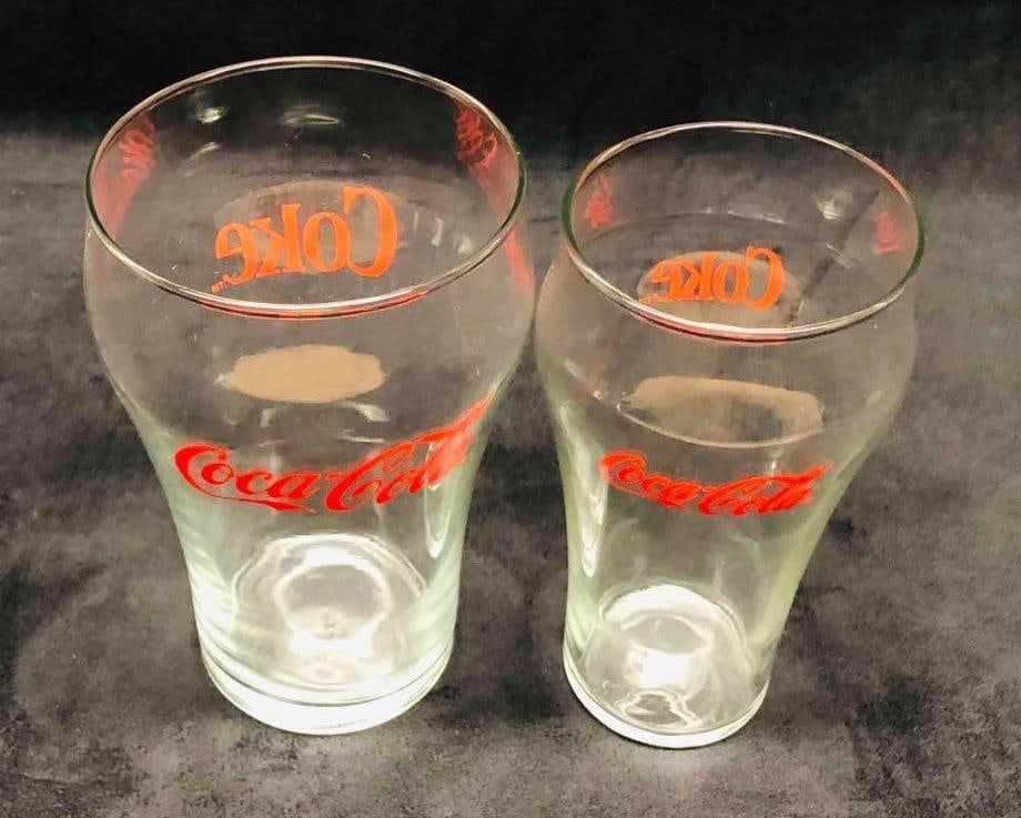 Two Coca-Cola Coke Glasses - 3