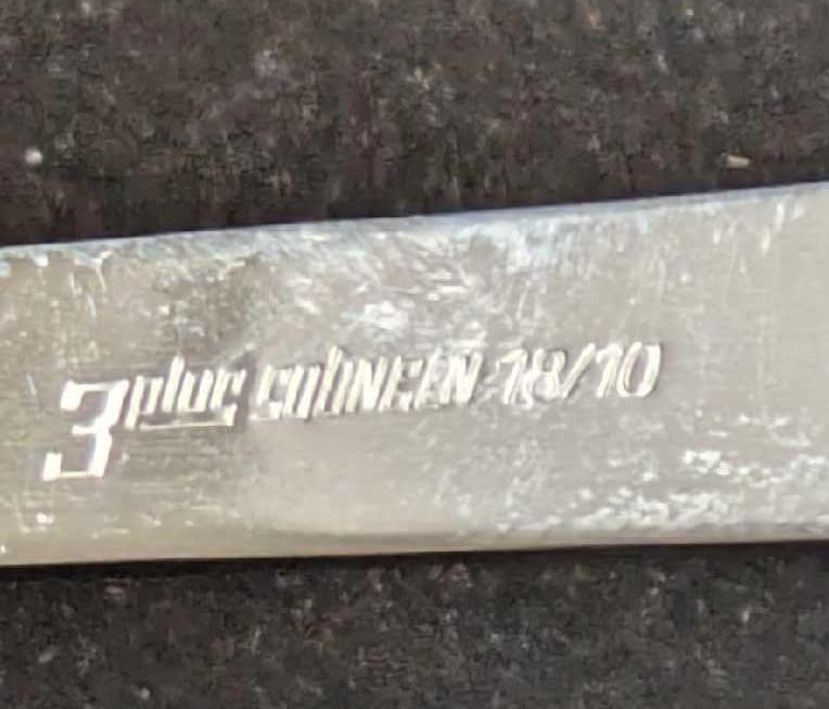 German 3Plus Solingen 18/10 Serving Spoons & Fork - 2