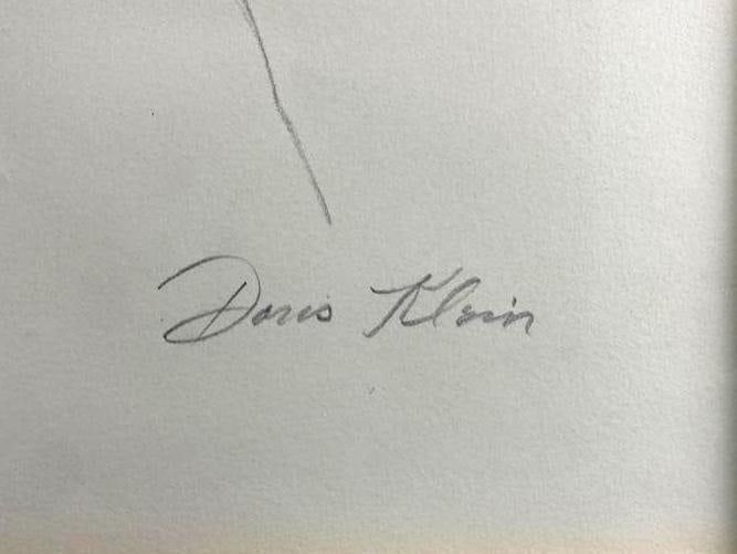 Doris Klein Signed Lithograph "Nude Figure" - 3
